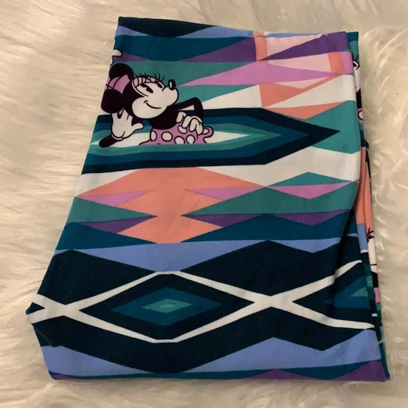 NWT! Women’s Lularoe Disney Minnie Mouse leggings OS - Picture 1 of 1